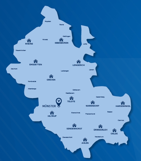 Förderregion der Werte-Stiftung-Münsterland